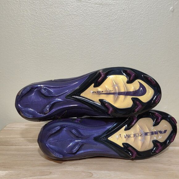 Nike Zoom Mercurial Superfly 10 Elite FG Kylian Mbappe Purple FQ8692-500 Size 5 - Picture 6 of 7